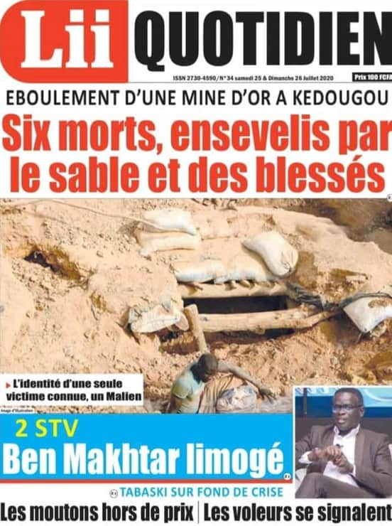 La Revue De La Presse SÉnÉgalaise De Ce Samedi 25 Juillet 2020 Ouragan